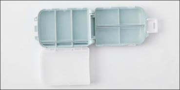 Pillen Box mit zusätzlichen Fach